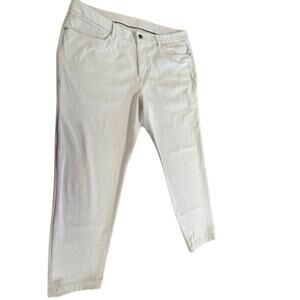 ULULEMON" Men's Gray Pants SZ 38 Athletica ABC FIT LM5AQRS Summer VACATION WEAR